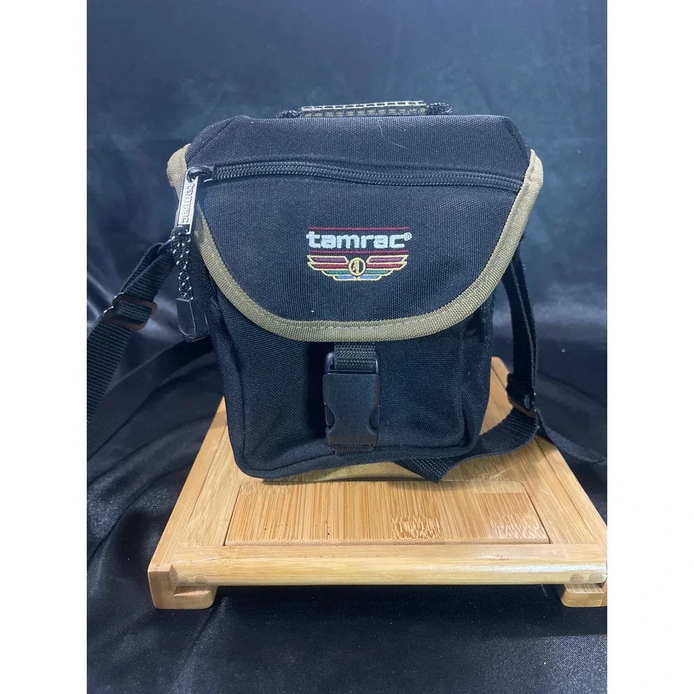 Tamrac 5400 Camera Shoulder Bag Black Olive Green Padded Case‎ with Belt Loop